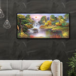 Landscape - Full Drill Round Drill - 100x50cm