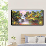 Landscape - Full Drill Round Drill - 100x50cm
