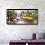 Landscape - Full Drill Round Drill - 100x50cm