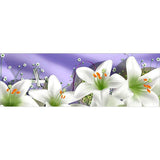 Flower Christmas - Full Drill Round Drill - 80x30cm