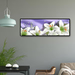 Flower Christmas - Full Drill Round Drill - 80x30cm