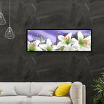 Flower Christmas - Full Drill Round Drill - 80x30cm