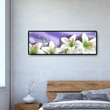 Flower Christmas - Full Drill Round Drill - 80x30cm