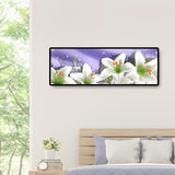 Flower Christmas - Full Drill Round Drill - 80x30cm
