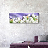 Flower Christmas - Full Drill Round Drill - 80x30cm