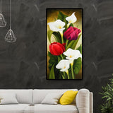 Flower - Full Drill Round Drill - 45x85cm