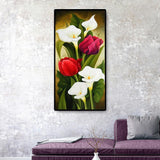 Flower - Full Drill Round Drill - 45x85cm