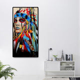 45x85cm Aboriginal Girl - Full Drill Round Drill - 45x85cm