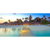 Beach Villa - Full Drill Round Drill - 80x40cm