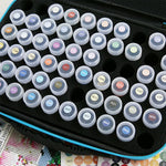 DMC 447 Colors Number Label Stickers for Diamond Painting Storage Box Bottle