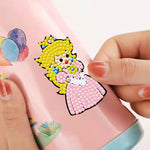 2pcs Cartoon DIY Diamond Drawing Sticker