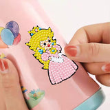 2pcs Cartoon DIY Diamond Drawing Sticker