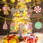 10Pcs Christmas Diamond Painting Pendant
