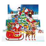 8pcs/Set-Christmas-Diamond Greeting Cards