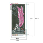 Fallen Angel 5D Diamond Painting Full Round Drill (40*80)