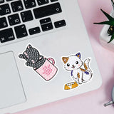 2pcs Cartoon DIY Diamond Drawing Sticker