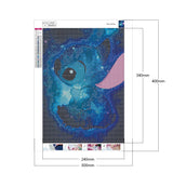 Stitch-Full Round Diamond Painting-30x40cm