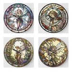 Stained Glass Elf-Full Round Diamond Painting-30x30cm