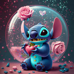 Stitch-Full Round Diamond Painting-30x40cm