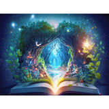 Magic Book-Full Round Diamond Painting-40x30cm