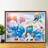 Cartoon-Full Round Diamond Painting-40x30cm