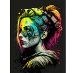 Girl-Full Round Drill Diamond Painting-30x40cm
