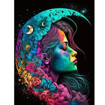 Girl-Full Round Drill Diamond Painting-30x40cm
