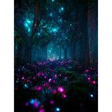 Mountain Forest-Full Round Diamond Painting-30x40cm
