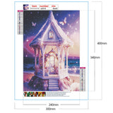 Castle-Full Round Drill Diamond Painting-30x40cm