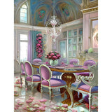 Antique furniture-Full Round Diamond Painting-30x40cm