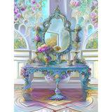 Antique furniture-Full Round Diamond Painting-30x40cm