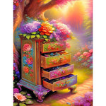 Antique furniture-Full Round Diamond Painting-30x40cm
