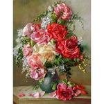 Flower-Full Round Diamond Painting-30x40cm