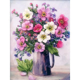 Flower-Full Round Diamond Painting-30x40cm