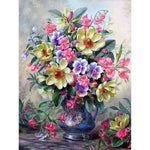 Flower-Full Round Diamond Painting-30x40cm