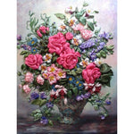 Flower-Full Round Diamond Painting-30x40cm