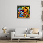 Lilo & Stitch-Full Round Diamond Painting-30x30cm