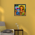 Lilo & Stitch-Full Round Diamond Painting-30x30cm