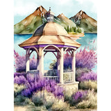 Lavender-Full Round Diamond Painting-30x40cm