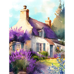 Lavender-Full Round Diamond Painting-30x40cm
