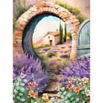 Lavender-Full Round Diamond Painting-30x40cm