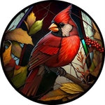 Stained Glass Animal-Full Round Diamond Painting-30x30cm