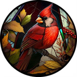 Stained Glass Animal-Full Round Diamond Painting-30x30cm