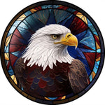 Stained Glass Animal-Full Round Diamond Painting-30x30cm