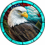 Stained Glass Animal-Full Round Diamond Painting-30x30cm
