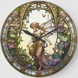 Stained Glass Elf-Full Round Diamond Painting-30x30cm