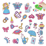 2pcs/set-Cartoon-Diamond Sticker