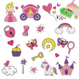 2pcs/set-Cartoon-Diamond Sticker
