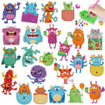 2pcs/set-Cartoon-Diamond Sticker