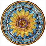 Stained Glass Sunflower-Partial Special Diamond Painting-30x30cm